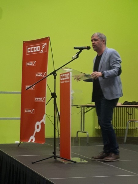 Unai Sordo ha participado en una jornada en Tudela