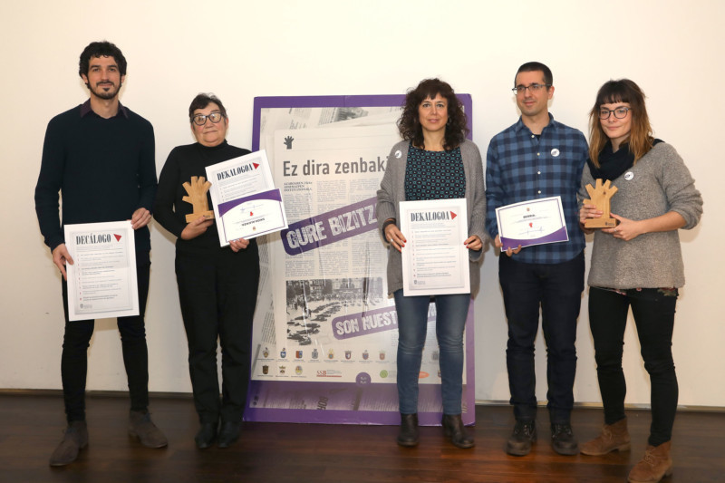 Berria y la periodista Saioa Alkaiza premios del I Concurso de Buenas Prácticas Periodísticas en igualdad del Ayuntamiento
