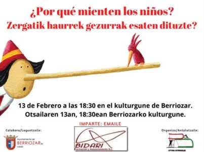 Este jueves, charla educativa para familias en el Kulturgune