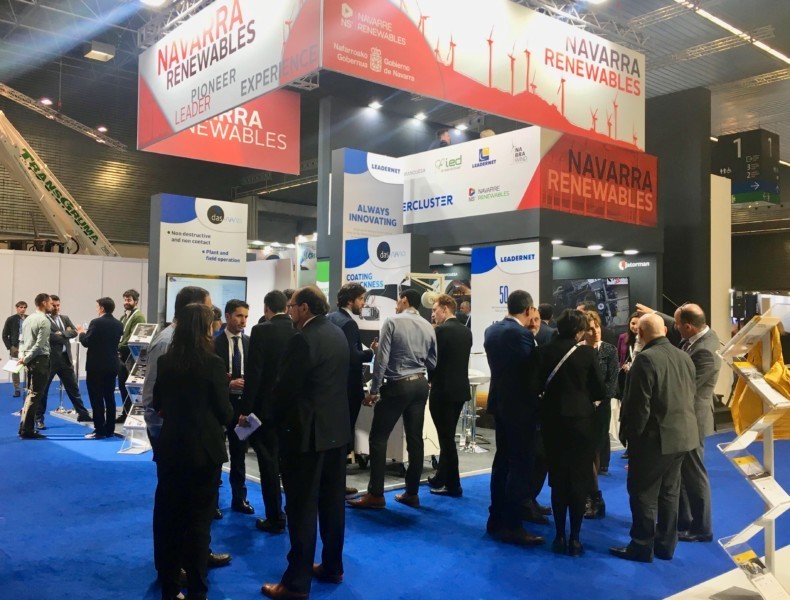 Más de 150 representantes de empresas europeas participan en el foro de trabajo organizado por Navarra en la feria WindEurope