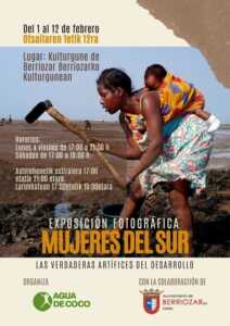 El Kulturgune de Berriozar acoge la exposición «Mujeres del Sur: las verdaderas artífices del desarrollo»