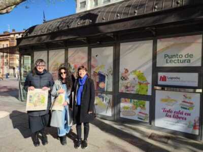 Naiara Arrieta protagoniza este año el proyecto artístico cultural ‘La Biblioteca ilustrada’ promovido por la Biblioteca Rafael Azcona