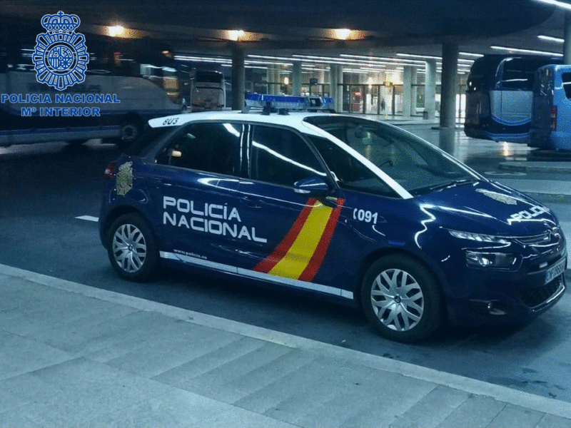 Detenido en la estación de autobuses de Pamplona por exhibicionismo