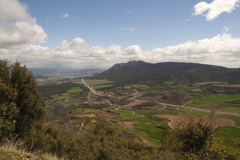 Rescatada una parapentista, de 27 años tras caer en Montejurra, en Dicastillo