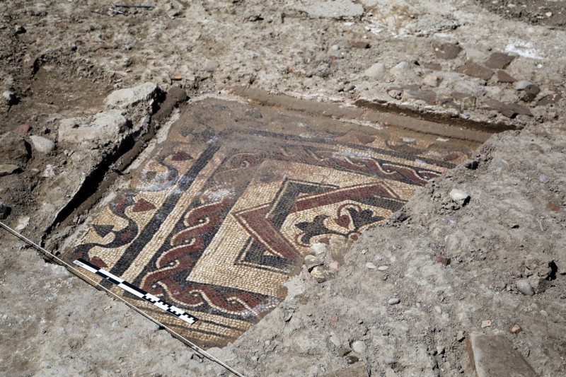 Cultura estudia unos mosaicos romanos hallados en un paraje próximo a Peralta
