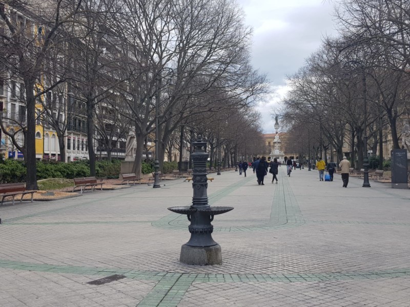 Este lunes comienzan los sondeos arqueológicos en el Paseo de Sarasate para preparar las obras de reurbanización y renovación de servicios en la zona