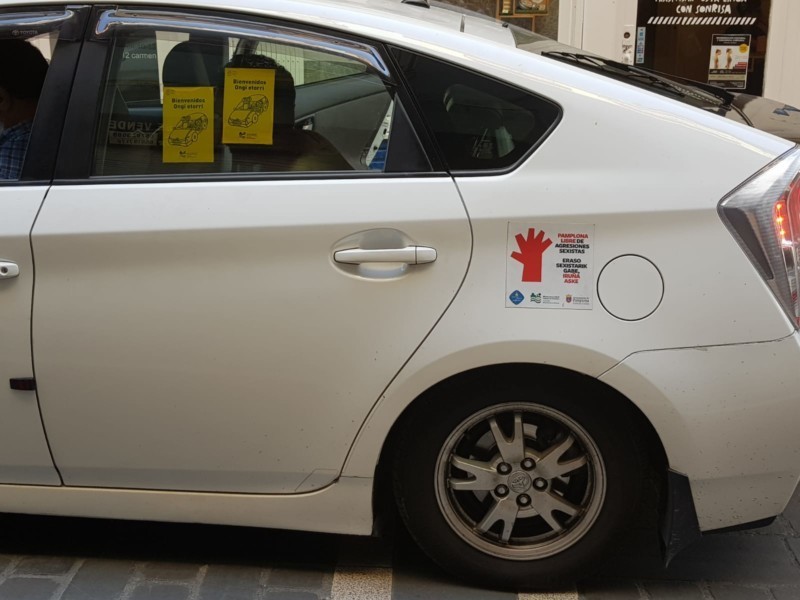 15 taxistas navarros realizan un curso piloto sobre igualdad y violencia contra la mujer