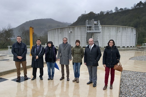 La nueva depuradora de Legasa (Bertizarana) completa el tratamiento en el río Bidasoa