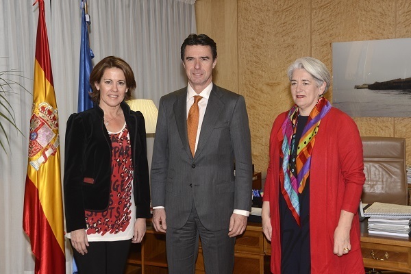 Barcina y Goicoechea se interesan ante Soria por la subestación eléctrica de Dicastillo y la línea de Itxaso-Castejón/Muruarte