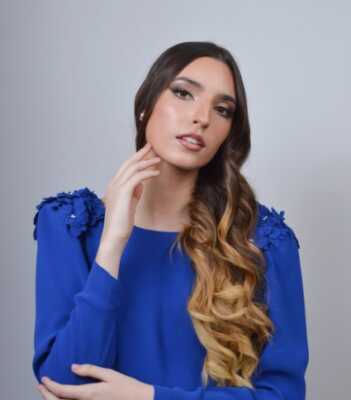 La modelo de Aberin Lucía Echeverria, representante de Navarra en el certamen Miss World SPAIN 2023