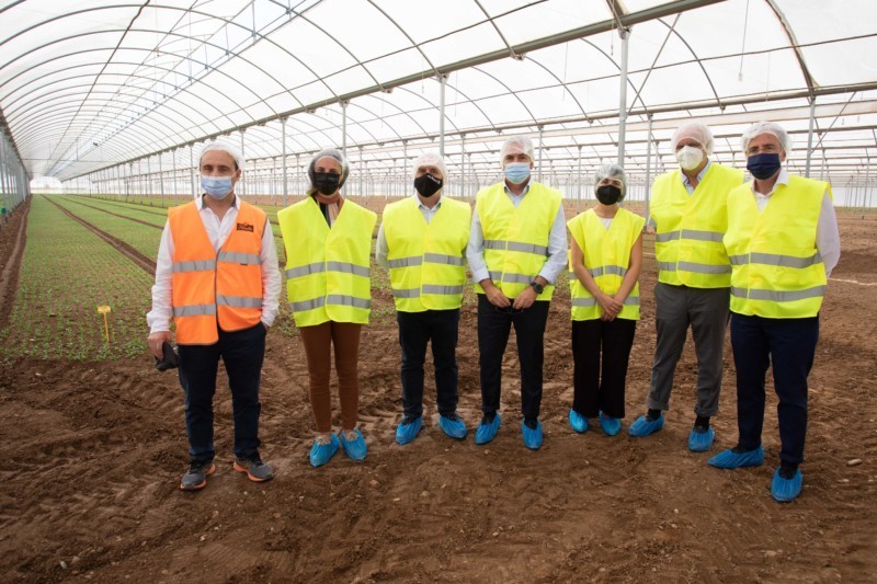 El consejero Cigudosa destaca a Florette Ibérica como ejemplo de innovación de la industria agroalimentaria en Navarra