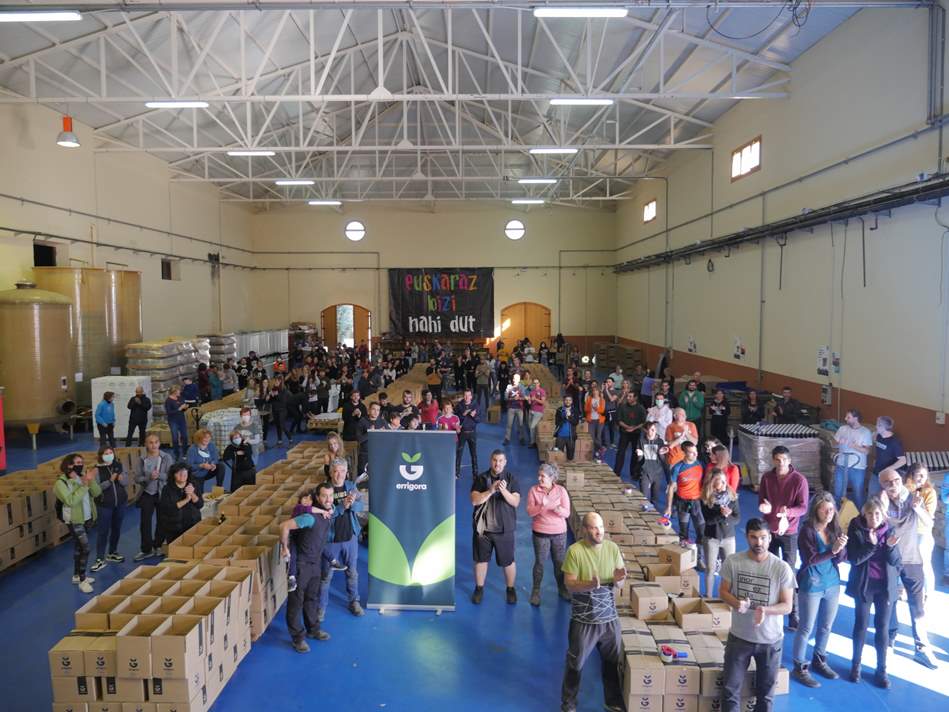 Errigora ofrecerá cestas con productos navarros en favor del 