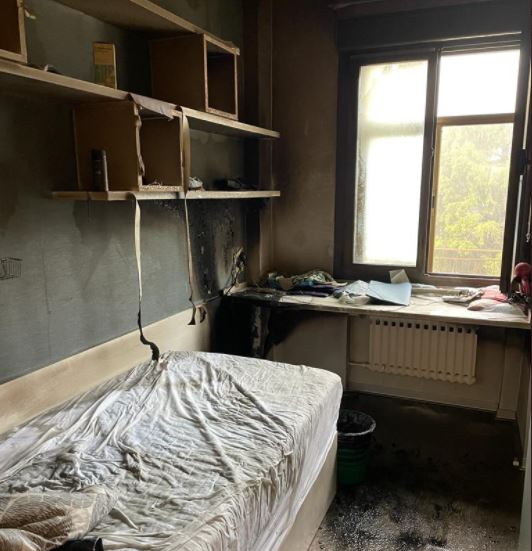 Sofocado un incendio en una habitación del Colegio Mayor Larraona