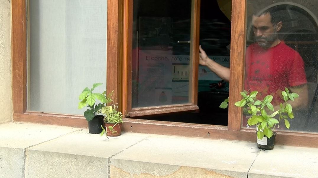 Vecinos de San Jorge analizarán la calidad del aire con macetas en sus ventanas