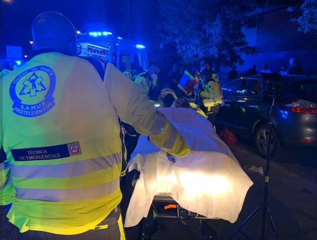 Detenido el hombre de 29 años que apuñaló con dos cuchillos a otro de 27 años en Madri