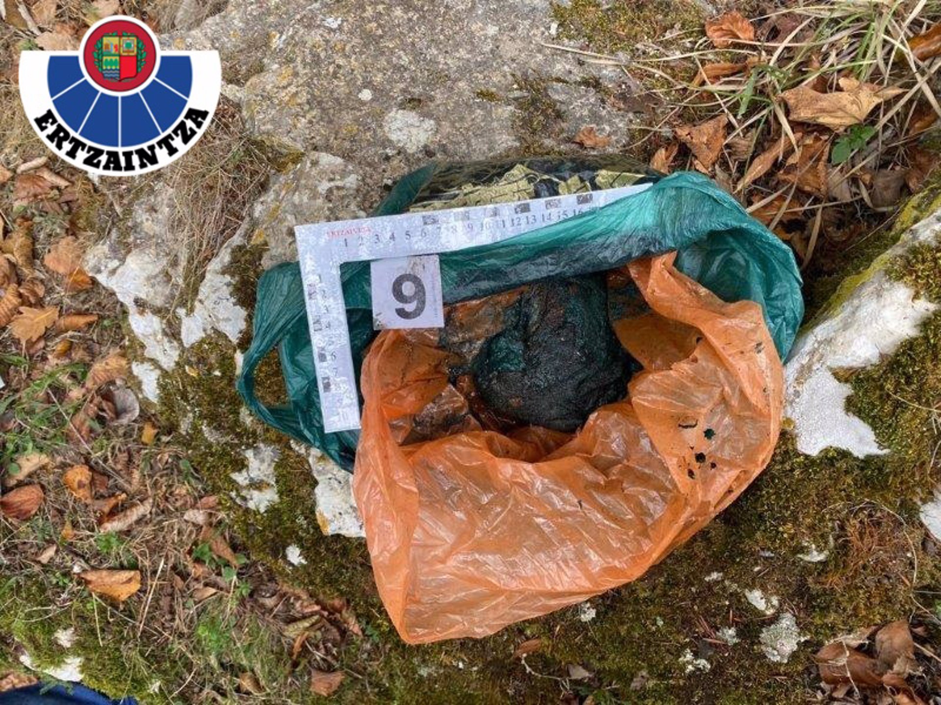 La Ertzaintza localiza en Oñati (Guipúzcoa) un zulo abandonado con material explosivo, presumiblemente de ETA