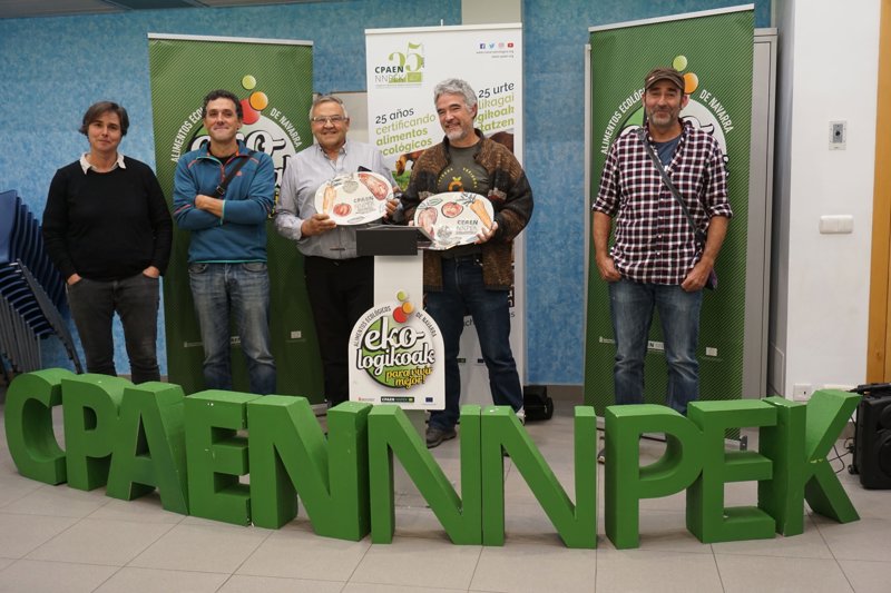 La entidad Errigora y la agricultora Conchi Goicoechea, premios CPAEN/NNPEK 2022