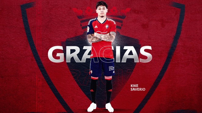 Osasuna cesa su relación contractual con Kike Saverio