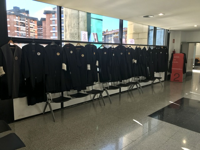 La huelga de letrados de justicia suspende 200 juicios en una semana, la mayor parte en Pamplona