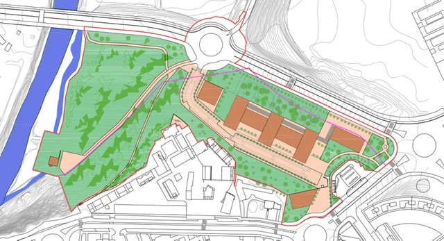 El plan urbanístico de Elizpea incluye un parque urbano en el entorno del molino de Ilundáin y una nueva rotonda en la calle Miluze