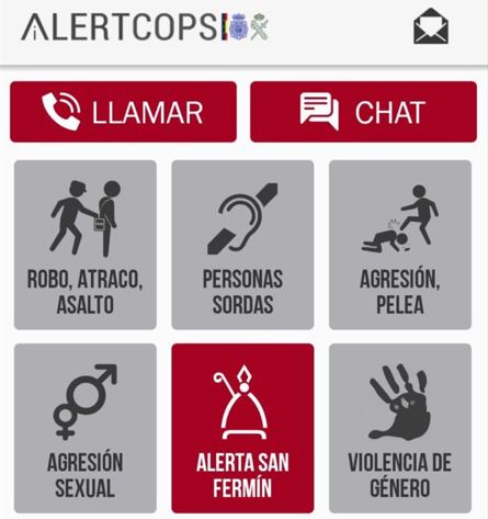 \'Alertcops\', activada la App de alertas durante San Fermín 2023