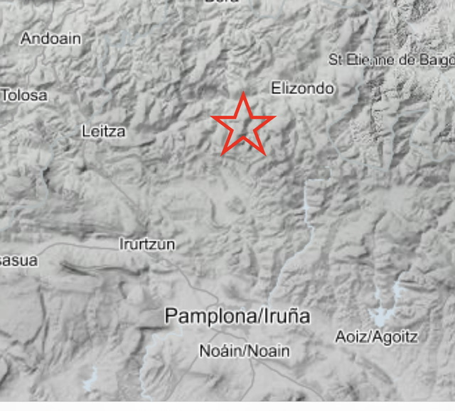 Donamaria y Bertiz, epicentros de dos ligeros terremotos la pasada madrugada