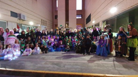 “El bosque encantado”, de la Apyma del colegio La Anunciata de Tudela, gana el concurso de disfraces del Carnaval 2020
