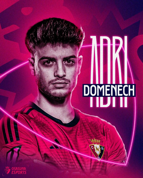 Adri Domenech será el representante de Osasuna en LALIGA FC Pro