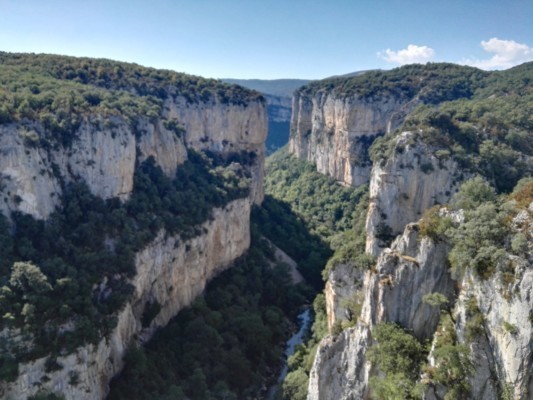 Rescatan a dos senderistas perdidos en la Foz de Arbaiun