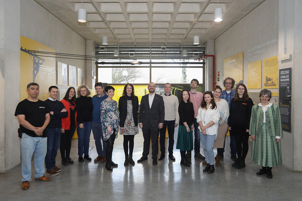 Profesorado de Letonia y Polonia realiza una visita de trabajo a la UPNA en el marco de un proyecto internacional para el fomento de vocaciones STEM