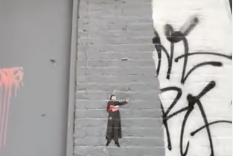 El artista navarro LKN lleva su obra con tinte rojillo a las calles de Nueva York