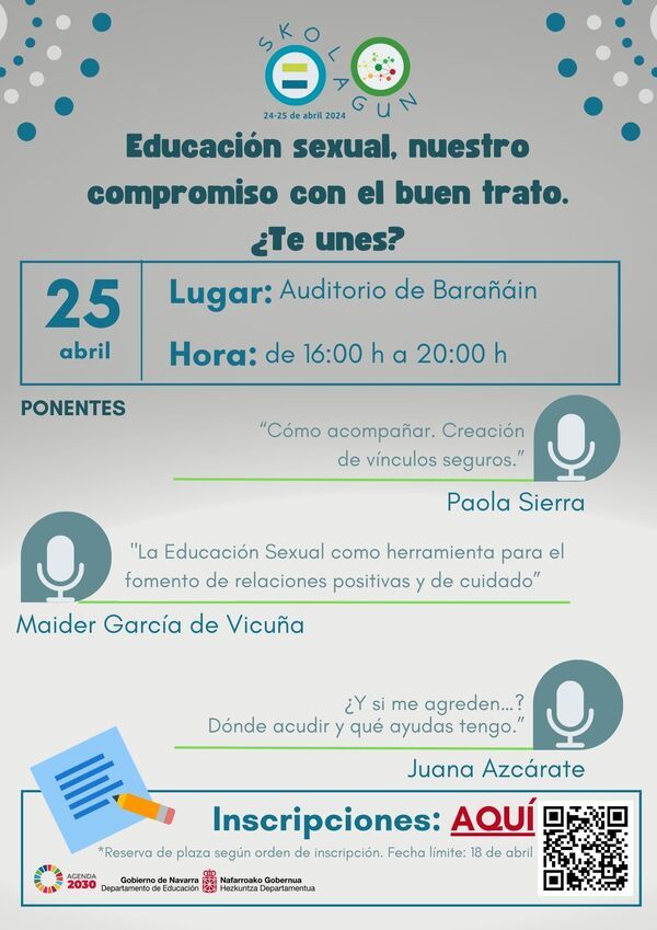 270 profesionales de la educación y la salud reflexionarán sobre el buen trato y las agresiones sexuales en las II Jornadas SKOLAGUN