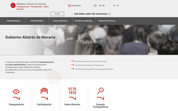 Navarra, pionera en España al formarte parte de la Alianza Internacional para el Gobierno Abierto