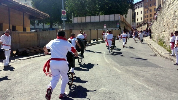 Los encierros txikis con toricos de ruedas estarán en el programa de los Sanfermines 2024