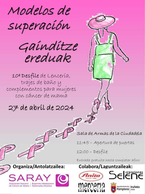 \'Modelos de superación\': Saray organiza un desfile con lencería, ropa de baño y otros complementos para mujeres con cáncer de mama