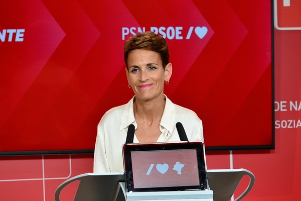 Chivite califica de “muy buena noticia para los progresistas y demócratas” que Sánchez siga