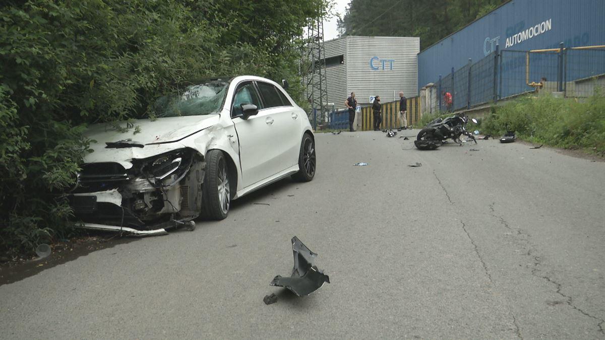 Ingresa en prisión el conductor detenido el domingo tras el accidente en el que falleció un motorista en una vía local entre Zaldibar y Eibar