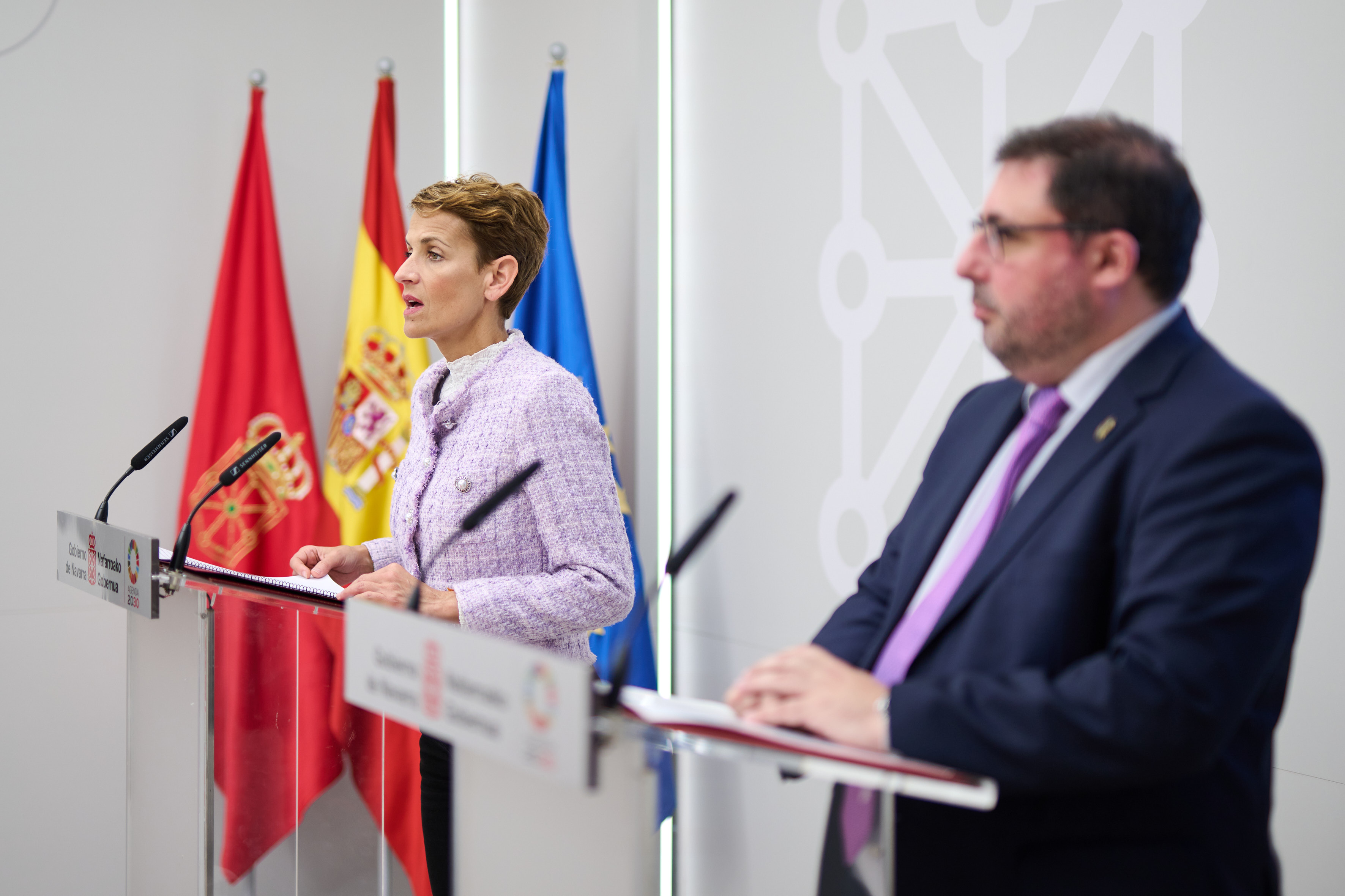 Chivite anuncia que Navarra impulsará la verificación de noticias para evitar bulos y fake news