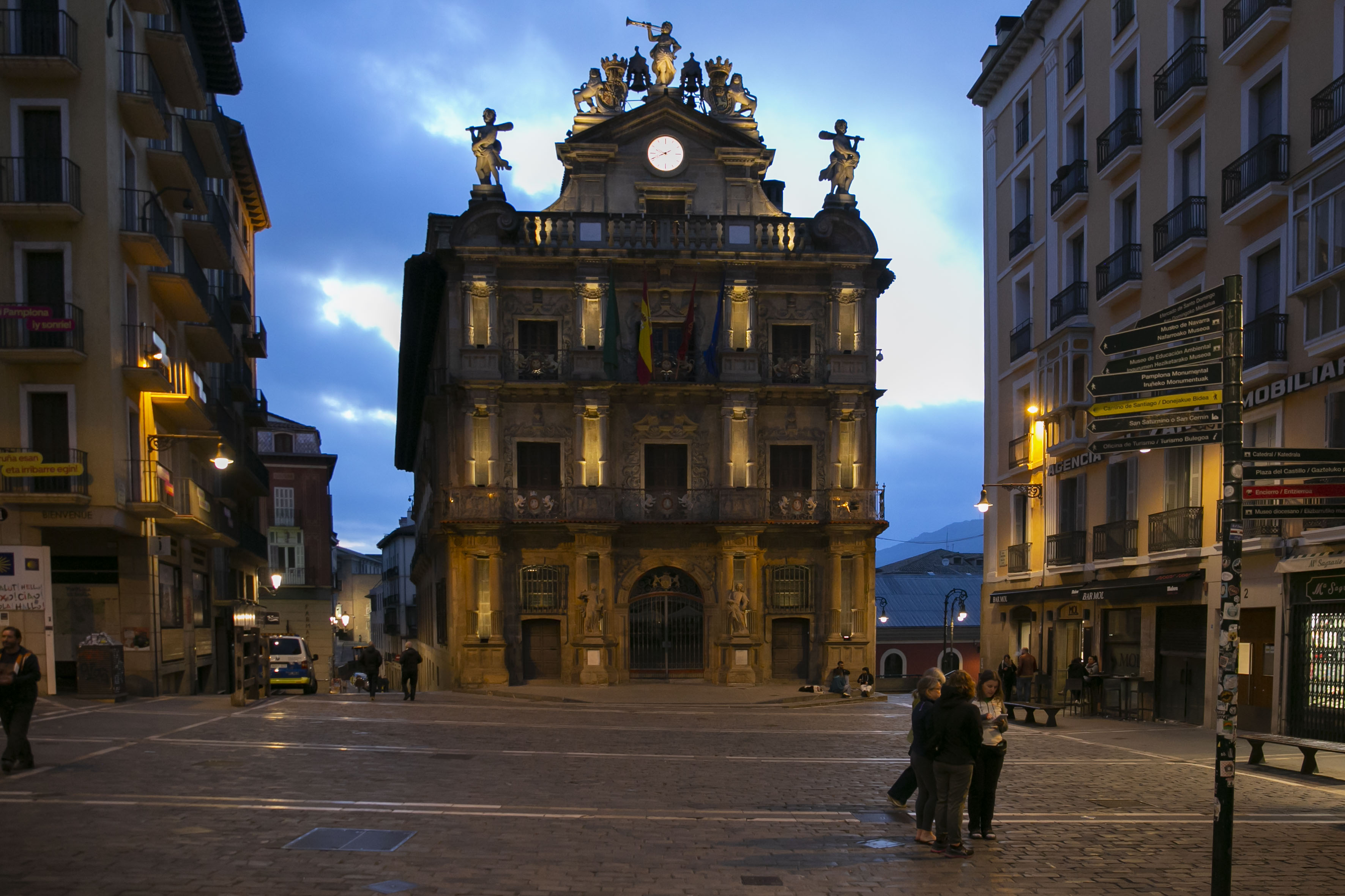 Cancelado: la Casa Consistorial de Pamplona ya no se ilumina este viernes de naranja por el Día Nacional de la Epilepsia