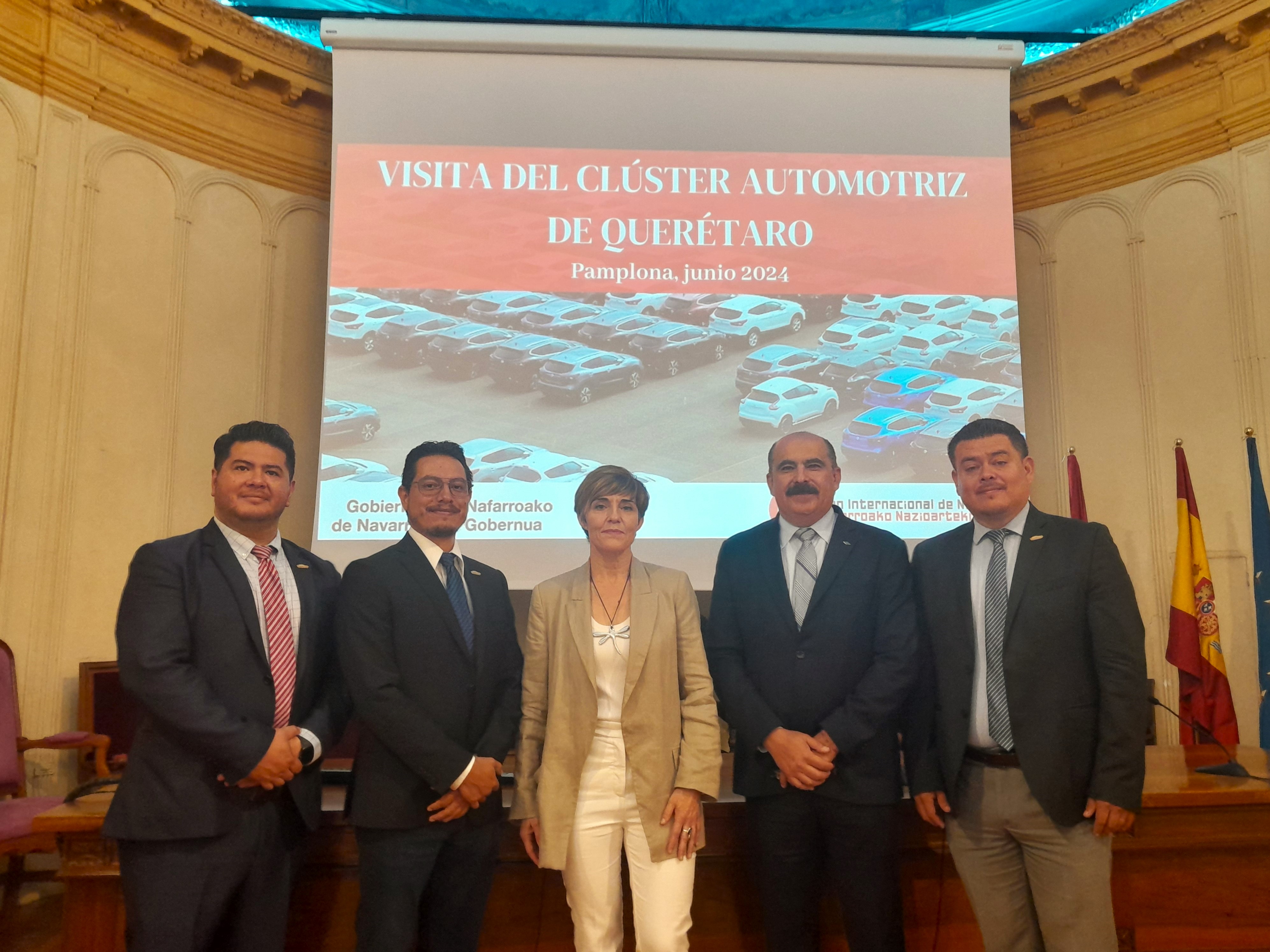 La Red Nacional de Clústeres de la Industria Automotriz mexicana visita Pamplona para conocer su industria de automoción