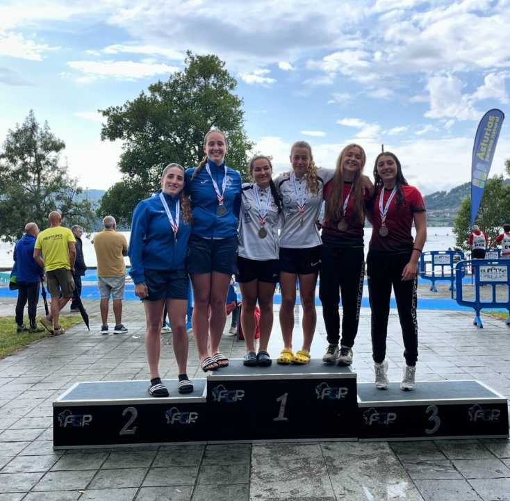 Plata para Paola Viscarret y Amagoia Blanco en el Campeonato de España de Maratón de Piragüismo 