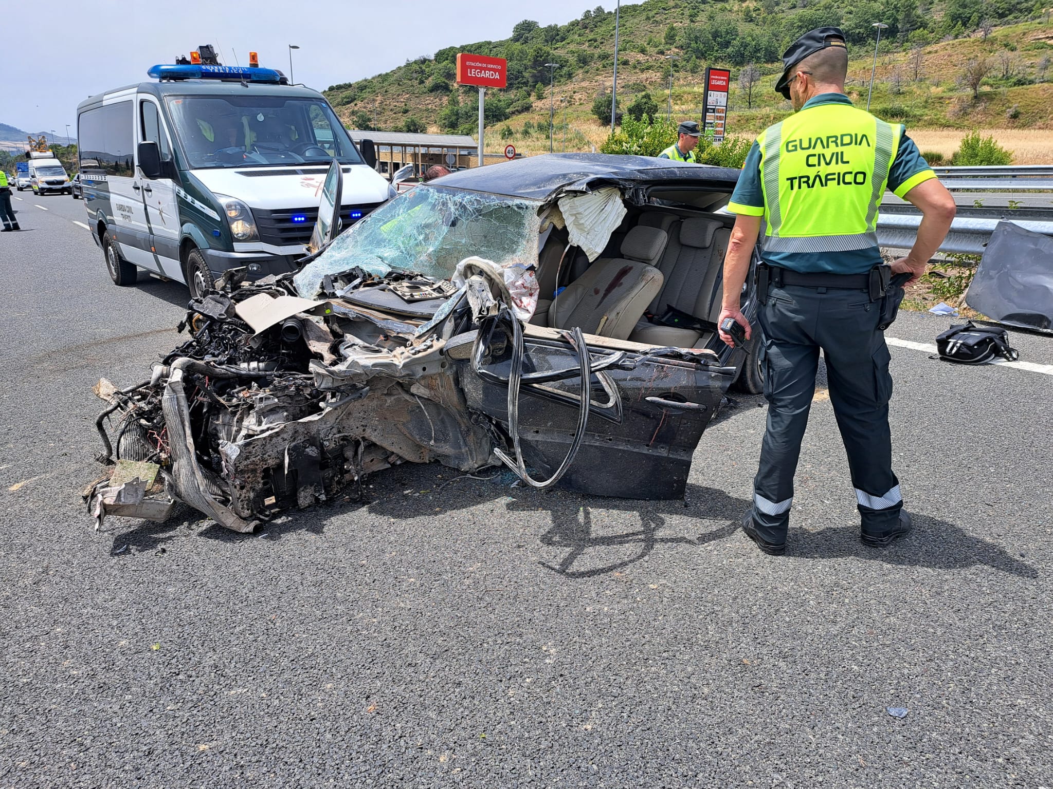 Accidente mortal en Legarda