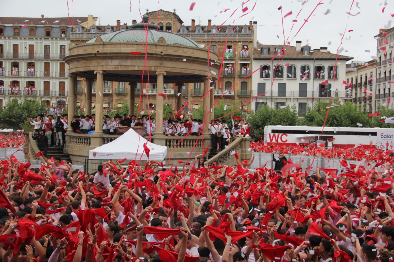 AEMET anticipa un arranque abrasador de los Sanfermines, con hasta 40 grados el día del txupinazo