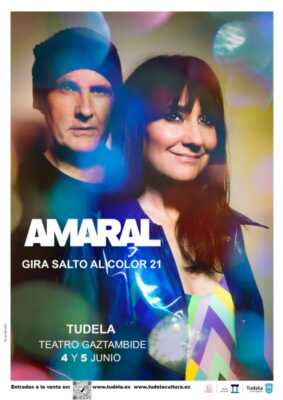 Amaral retoma hoy en el teatro Gaztambide su gira «Salto al Color» y que recorrerá las principales ciudades de nuestro país