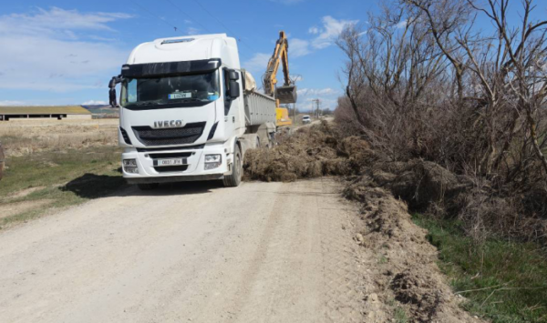El Ayuntamiento de Tudela culmina la reparación de los caminos municipales afectados por la riada, principalmente en el entorno de La Mejana y Murillo de las Limas