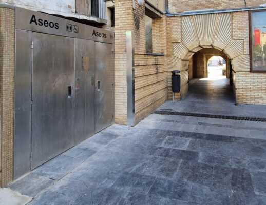 Mañana se abren al público los aseos del paseo del Queiles, tras concluir las obras de reforma y reubicación