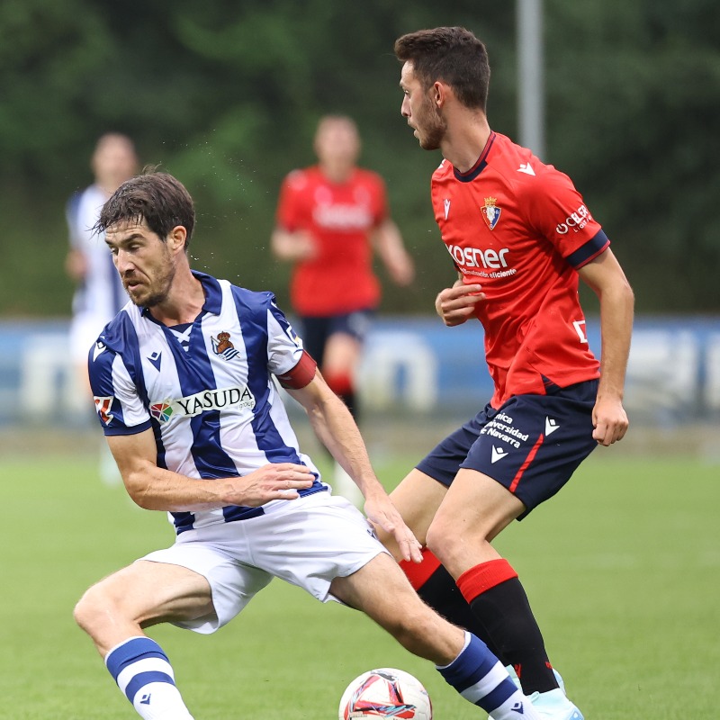 Osasuna vence a la Real Sociedad en un amistoso en Zubieta (1-2)