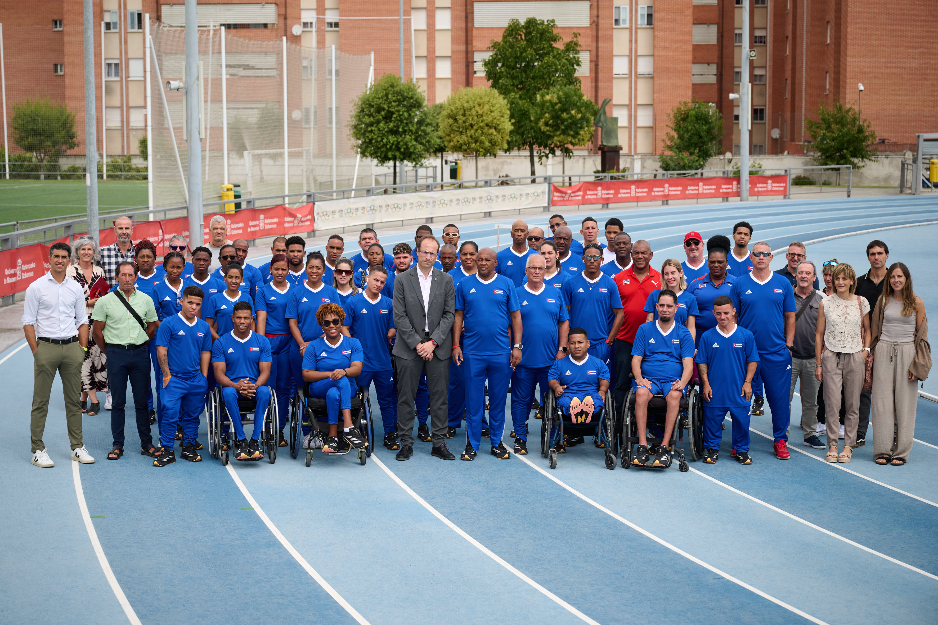 Una delegación cubana de deportistas se prepara en Pamplona para los Juegos Paralímpicos
