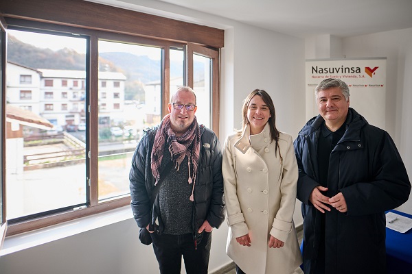 El Gobierno de Navarra amplía la oferta pública de alquiler protegido con 5 viviendas en Oronoz Mugairi rehabilitadas por Nasuvinsa