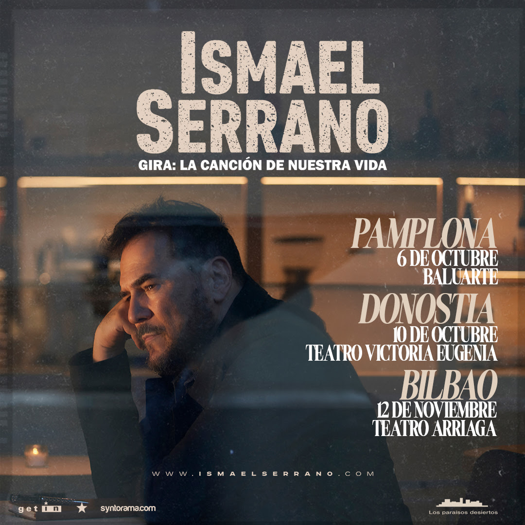 Ismael Serrano estará en octubre en Pamplona con su gira 'La canción de nuestra vida'